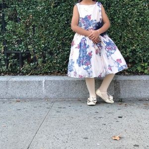 Floral Appliqué Dress